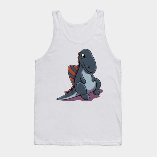 Cartoon Spinosaurus Tank Top